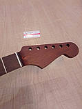 Гриф палісандровий для електрогітари Fender Stratocaster ST інкрустація, фото 7