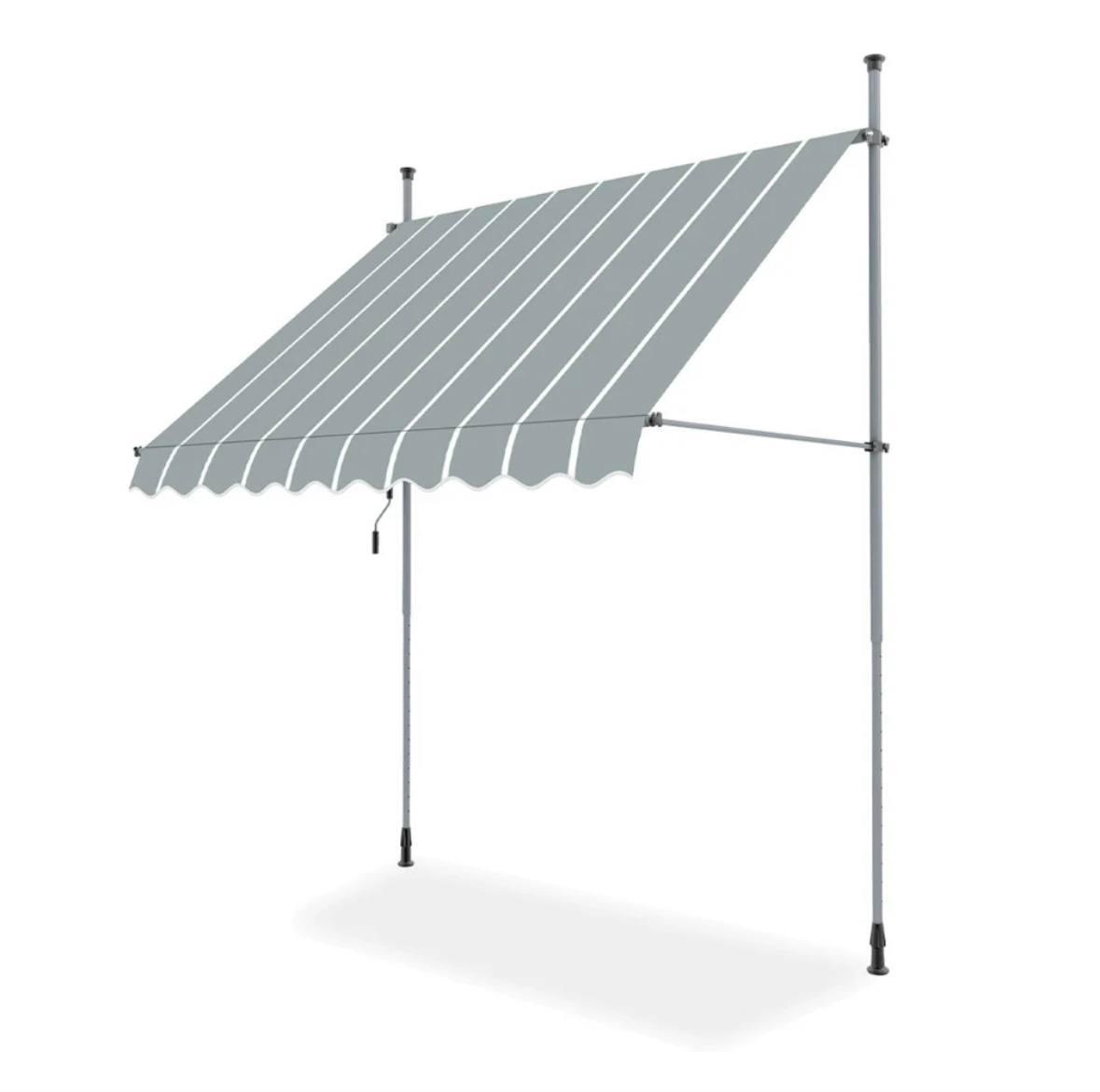 Маркіза балконна Grey Easy Focus Garden 250x130 см