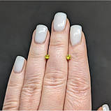 Сережки. Золото14К(585). Натуральний сапфір., фото 7