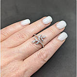 Кільце. Срібло 925. Натуральний діамант., фото 5