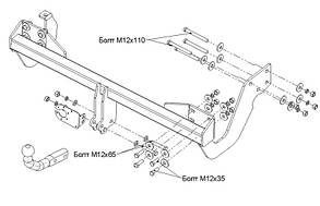 Фаркоп Chery Carry (2006-) (Фаркоп Чері Карі) Автопристрій