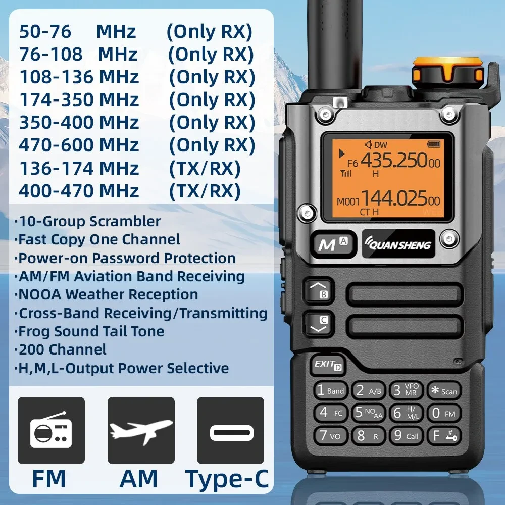 Уцінка Quansheng UV K5 (8) + Кабель + Спектрометр, S-метр і SSB