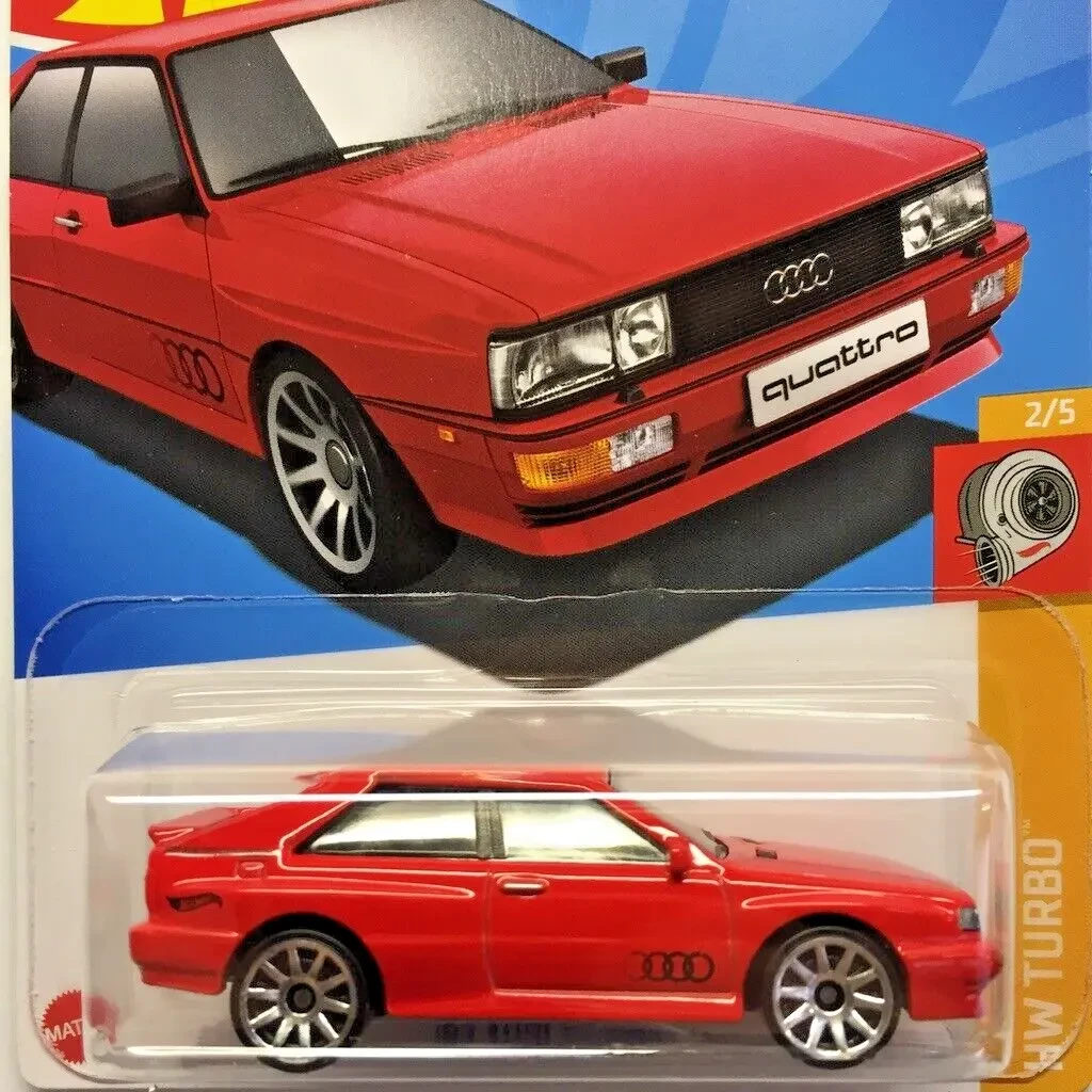 Машинка Хот Вілс 1:64 87 Audi Quattro колекція HW Turbo Hot Wheels Mattel HRY55