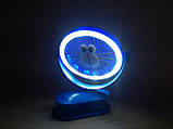 Акумуляторний USB мінівентилятор портативний на прищіпці з led-підсвіткою CLIP-ON DESK FAN 14х5х16см, фото 3