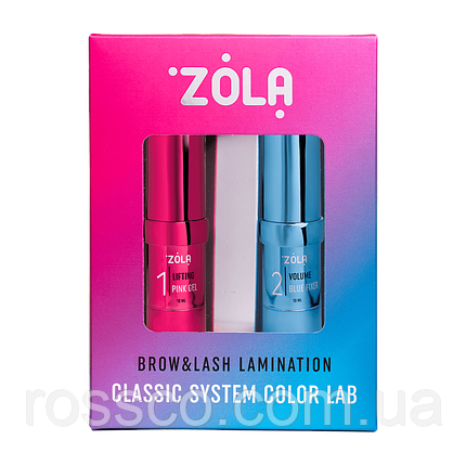 ZOLA НАБІР ДЛЯ ЛАМІНУВАННЯ BROW&LASH LAMINATION CLASSIC SYSTEM COLOR LAB, фото 1
