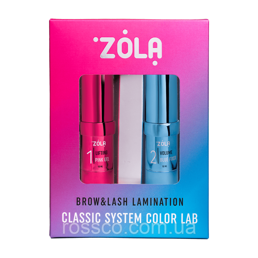 ZOLA НАБІР ДЛЯ ЛАМІНУВАННЯ BROW&LASH LAMINATION CLASSIC SYSTEM COLOR LAB