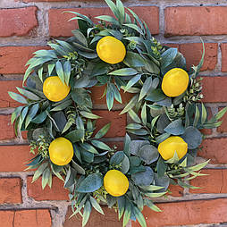 Вінок евкаліпта з лимоном 40 см