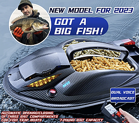 Кораблик для риболовлі GPS з трьома бункерами