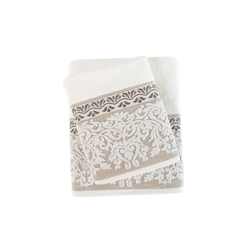 Рушник Irya Jakarli Vanessa ekru молочний 70x130, фото 1