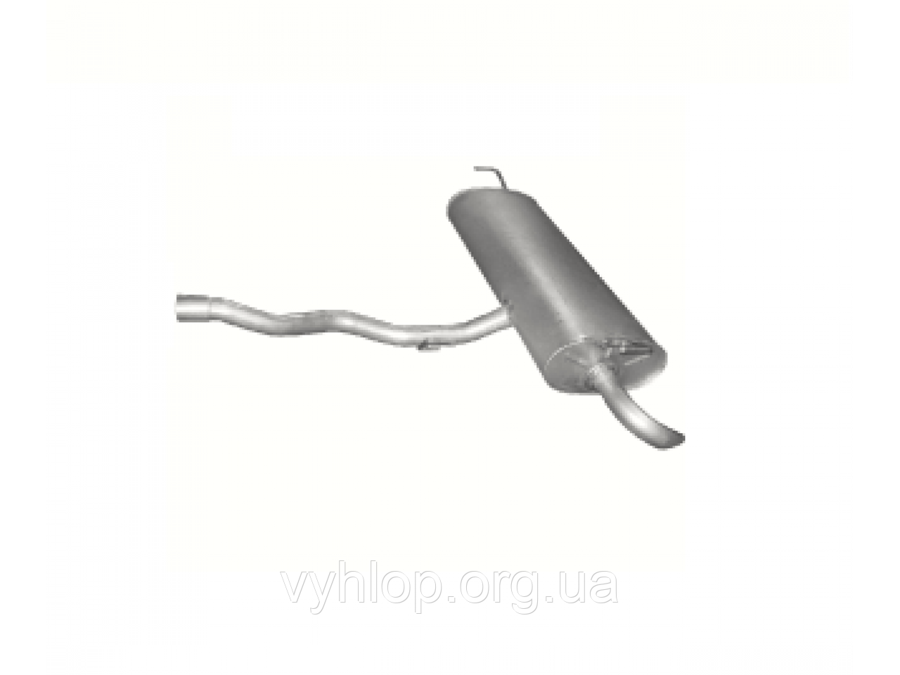 Глушник задній Ніссан Кашкай (Nissan Qashqai) 06-09 / (145-261) 15.51 bosal