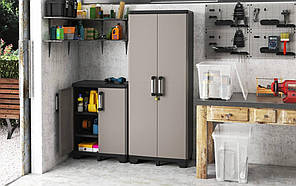 Шафа для гаража з полицями Pro Low Cabinet Keter/Kis, фото 3