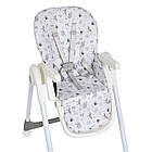 Високий дитячий пластиковий стільчик для годування з тацею Bambi M 5673-11 Сірий, фото 5