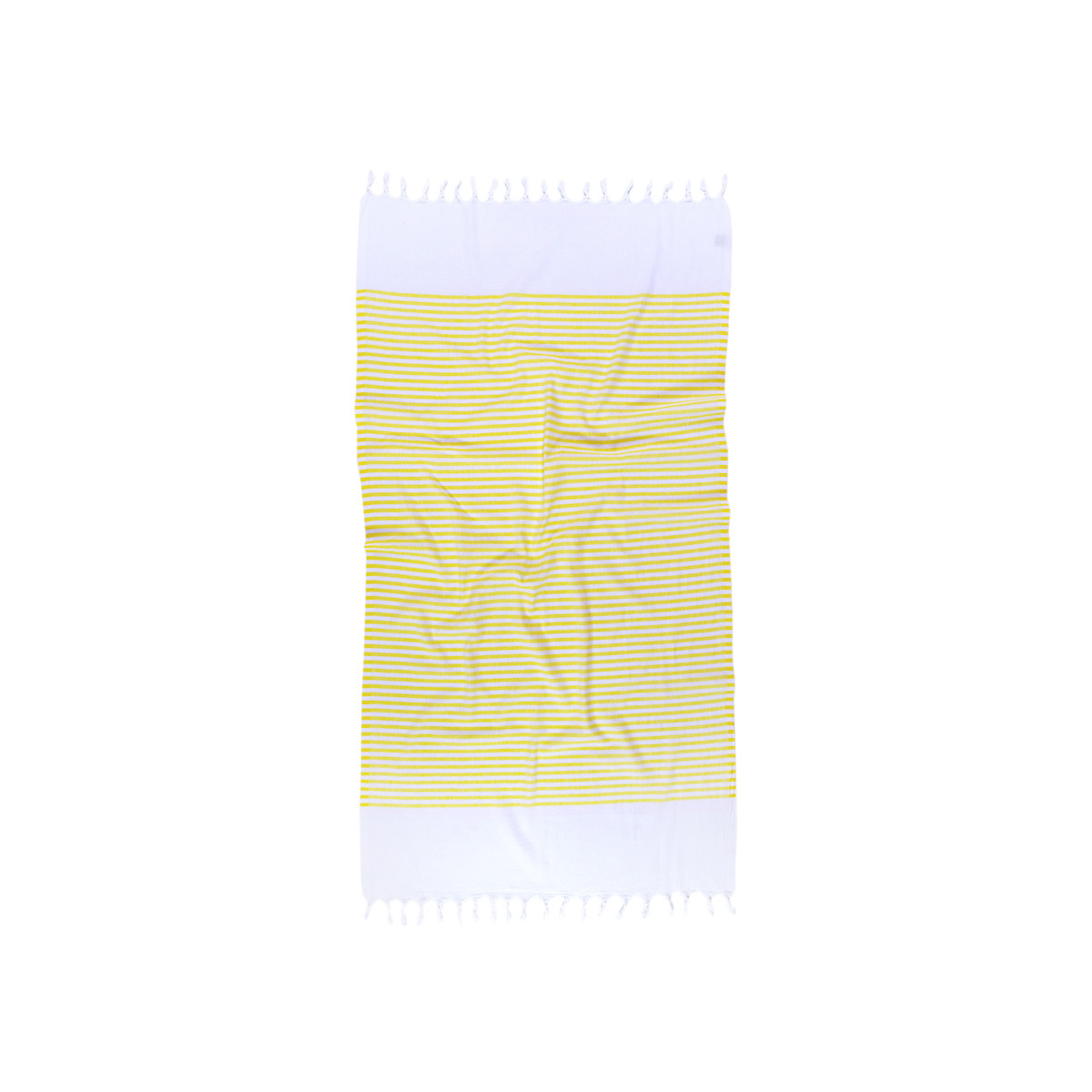 Рушник Barine Pestemal White Imbat 90x170 Yellow жовтий