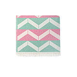 Рушник Barine Pestemal Ups and Downs 90x160 pink green, фото 2