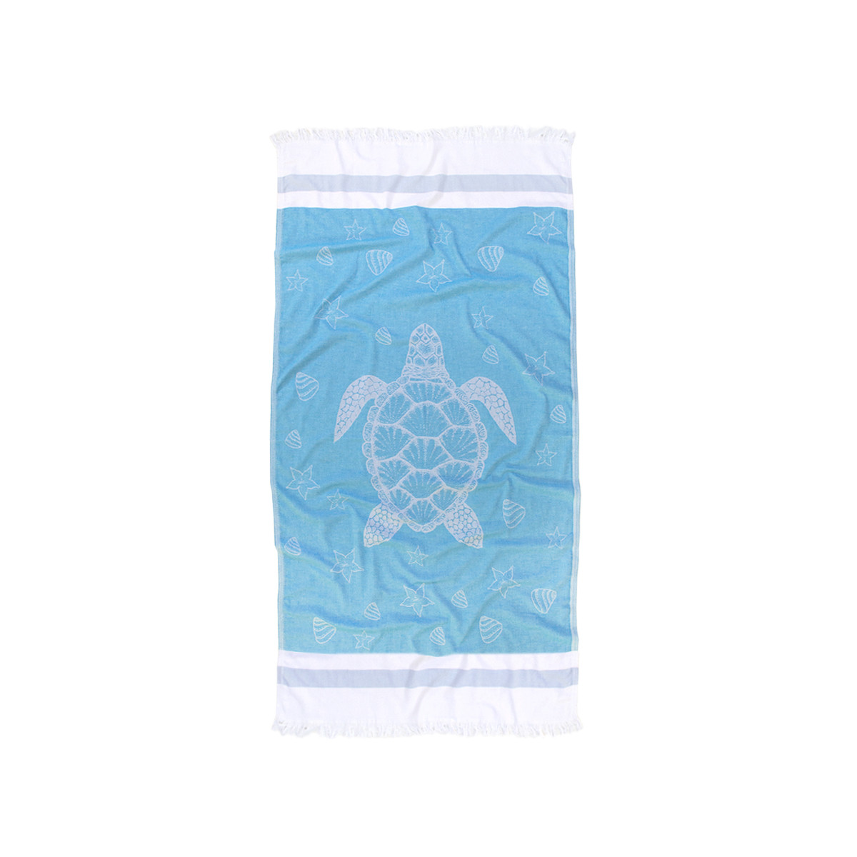 Рушник Barine Pestemal Turtle 85x165 Mavi блакитний, фото 1