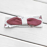 Ошатний комплект для новонародженої дівчинки MiMiMi зріст 68 см (3 - 6 місяці) Malena Білий з принтом, фото 2