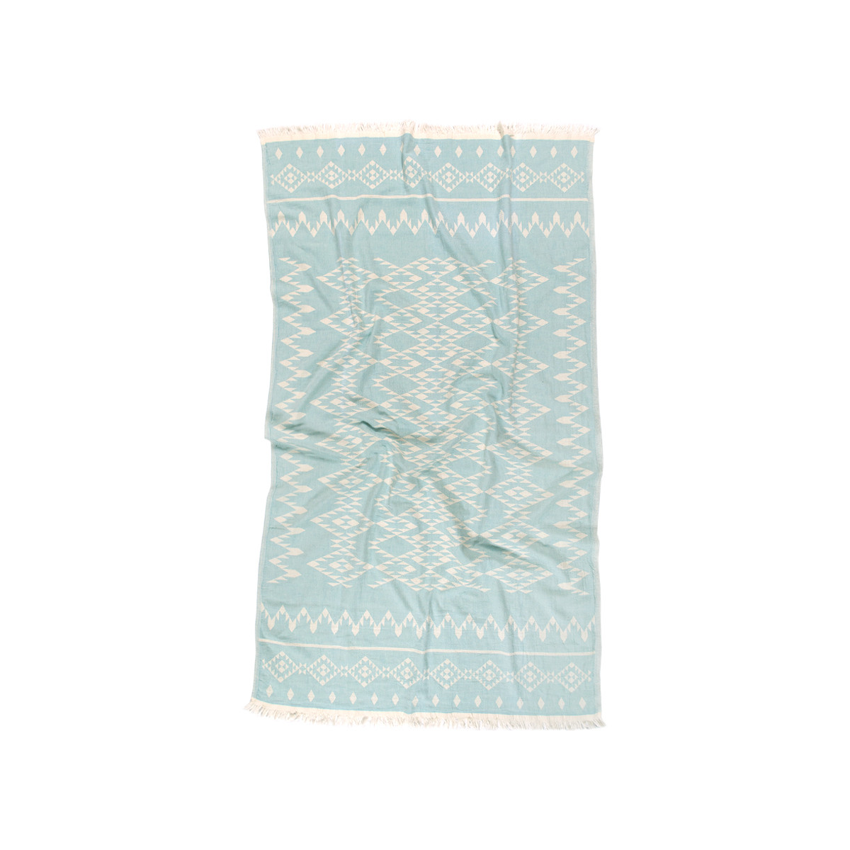 Рушник Barine Pestemal Kilim 90x160 Mint ментоловий, фото 1