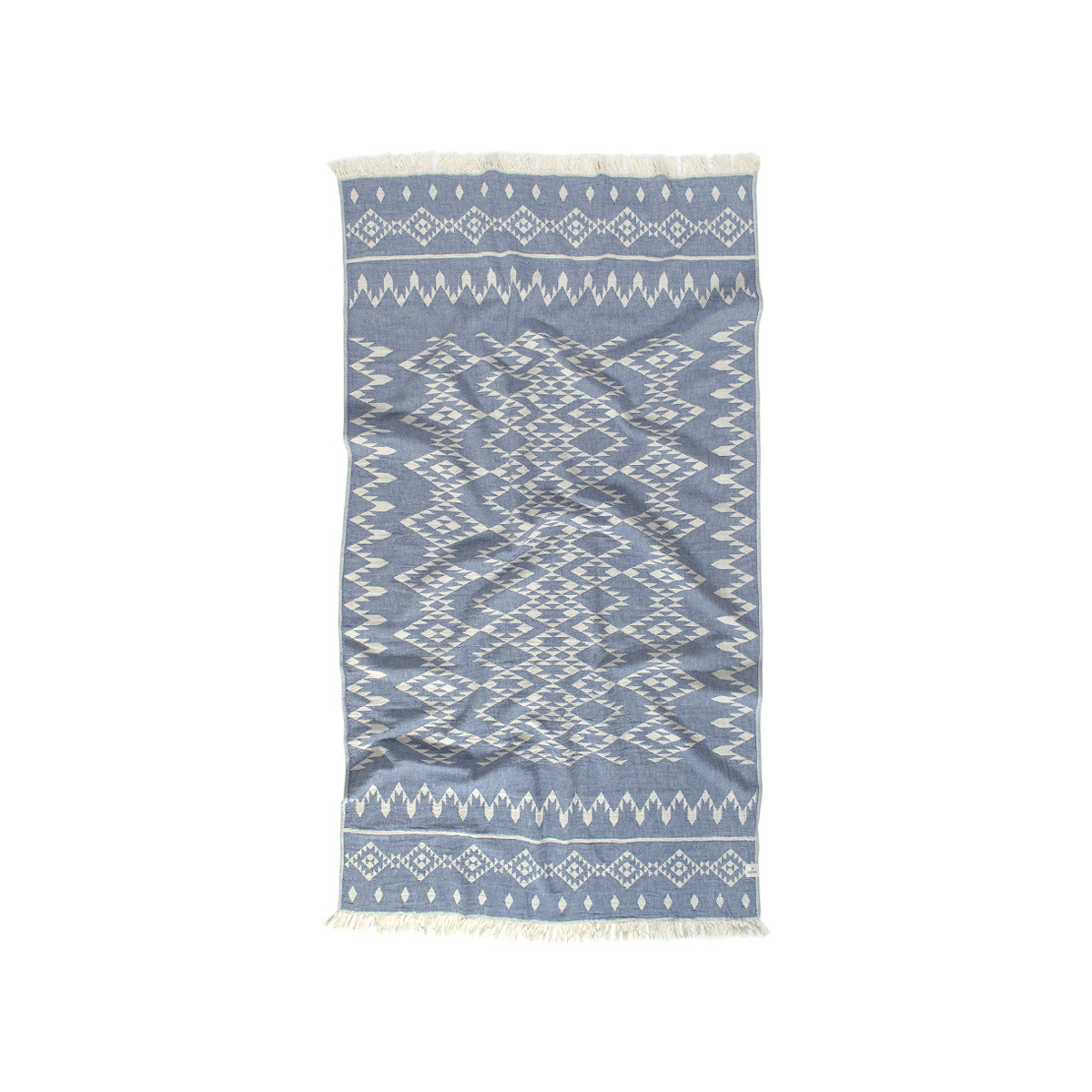 Рушник Barine Pestemal Kilim 90x160 Denim синій, фото 1