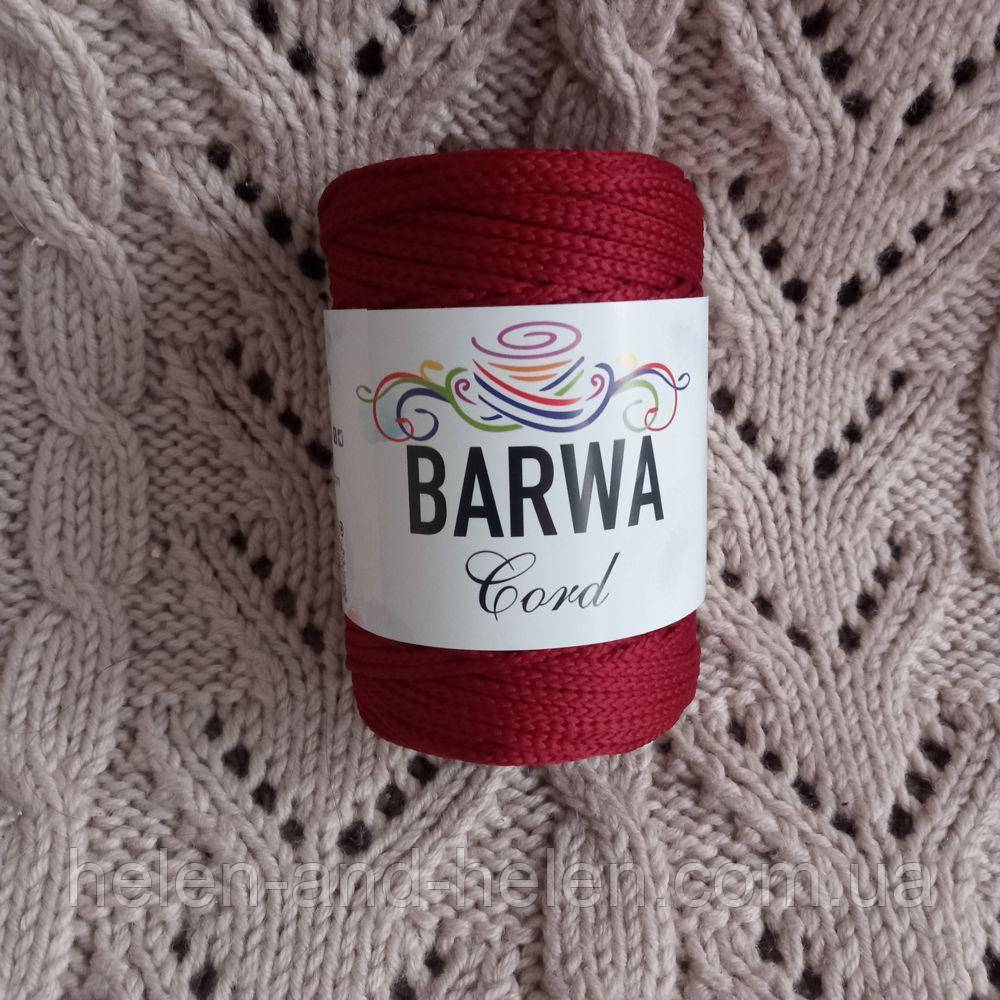 Шнур поліефірний "Барва" 3 мм без сердечника. Бордо, фото 1