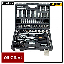 Набір торцевих головок з тріскачками в кейсі Procraft WS-108/72 108 предметів