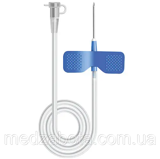 Катетер 23G синій внутрішньовенний JS тип метелик 20 штук, фото 1