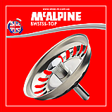 Сито для сифону кухонної мийки нержавіюча сталь 80 мм BWSTSS-TOP McAlpine, фото 3