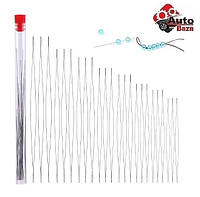 Набір голок для бісеру 24 штуки з коробкою для зберігання Buddur, Голки для вишивання бісером 24 шт в упаковці