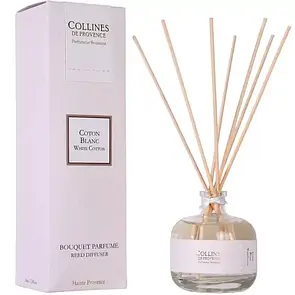 Ароматизатор для дому, Аромадифузор Collines de Provence Біла бавовна 100 мл