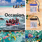 Водонепроникна сумка Waterproof для смартфона та документів, фото 8