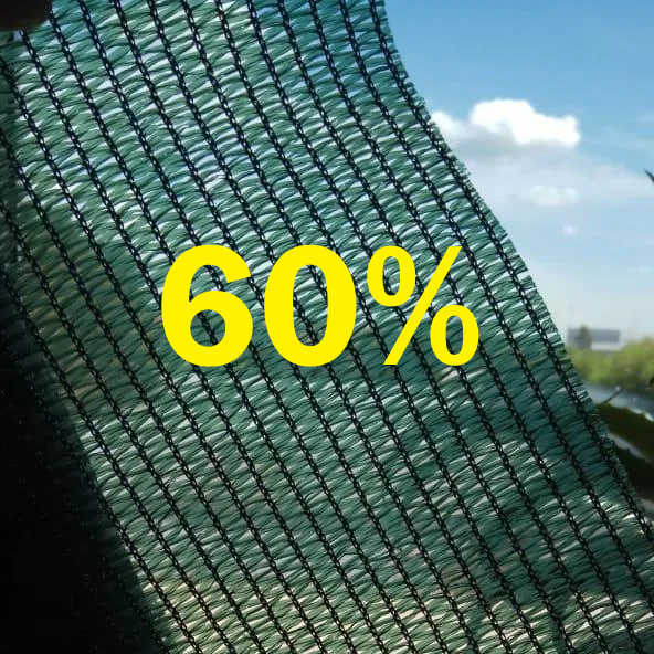 Сітка затіняюча 60% (3х50 м) для тіні та захисту від сонця рослин теплиць альтанок навісів
