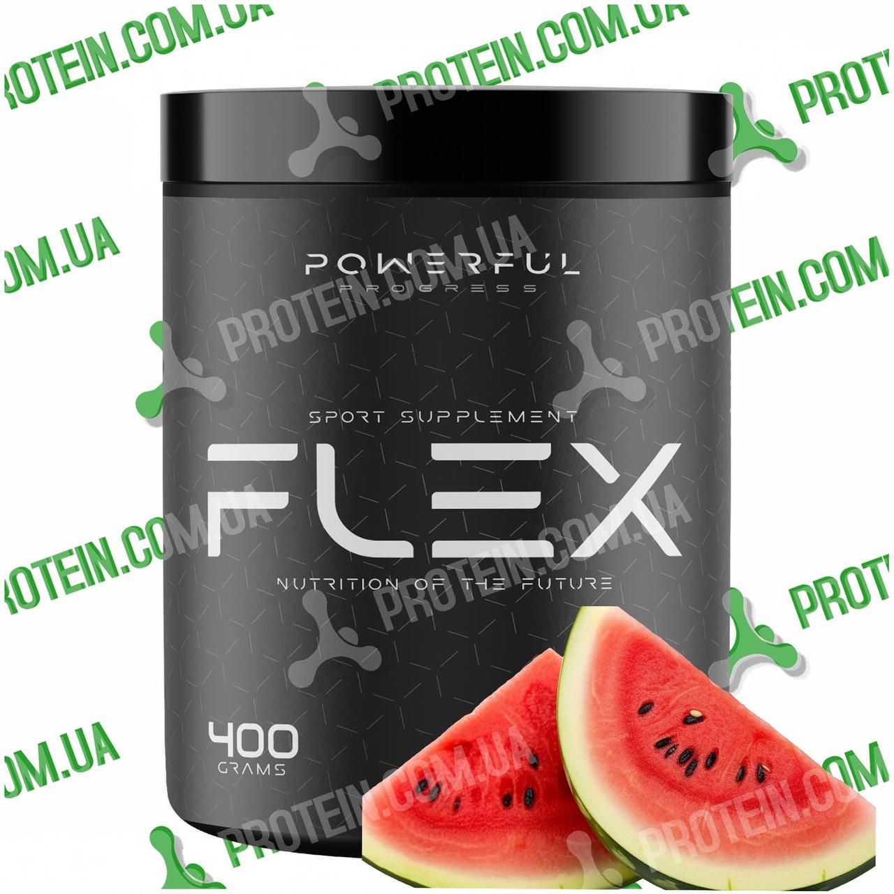 Хондропротектор з Колагеном Powerful Progress Flex 400 г Watermelon Кавун