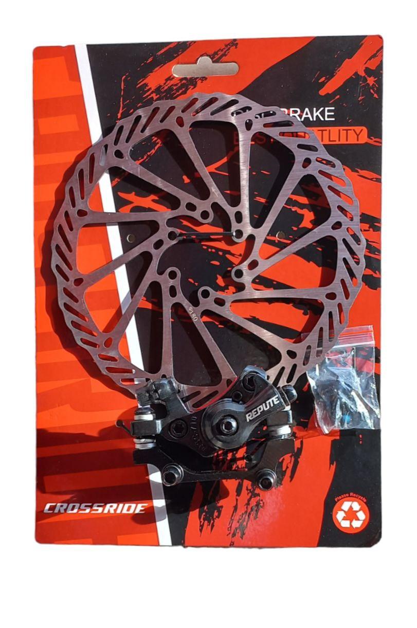 Дискові гальма передні REPUTE DSC710 з ротором RPT006 180 mm, з адаптером