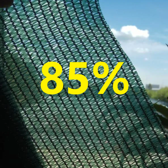 Сітка затіняюча 85% (4х50 м) для тіні та захисту від сонця рослин теплиць альтанок навісів