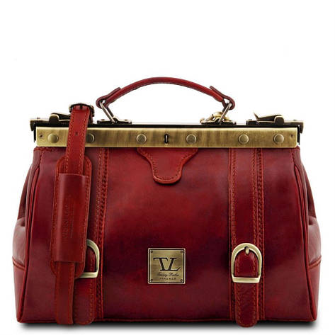 Шкіряна сумка — саквояж Tuscany Leather MONA-LISA TL10034 (Червоний), фото 1