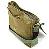Сумка через плече хакі парусина та шкіра крейзі хорс REH-6600-4lx TARWA, фото 8
