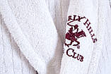 Халат Beverly Hills Polo Club 355BHP1716 XS/S maroon, фото 5