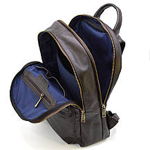 Шкіряний чоловічий рюкзак TARWA GC-7273-3md коричневий, фото 2