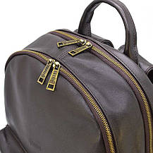 Шкіряний чоловічий рюкзак TARWA GC-7273-3md коричневий, фото 5