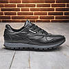 Чоловічі шкіряні кросівки (натуральна шкіра) чорні кроси, чоловіче взуття весна осінь, розмір 40 41 42 43 44 45, фото 3