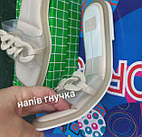 Шлепанци жіночі бежеві с ланцюжком 35 36 37 38 39, фото 5