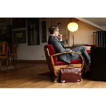 Шкіряний портфель для ноутбука — Illusions — коричневий Time Resistance 5193401, фото 4