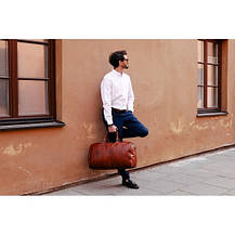 Шкіряна сумка для одягу, портплед — Paradise Lost — коньяк Time Resistance 5228501, фото 4