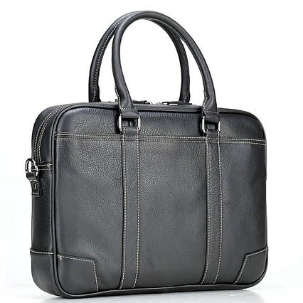 Шкіряна чоловіча сумка для ноутбука та документів 7349A, фото 1