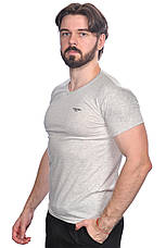 Футболка чоловіча Calvin Klein 24-718-1 світло-сіра, фото 3