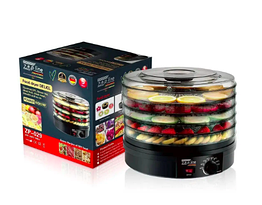 Електросушарка для овочів та фруктів, дегідратор 800Вт 5 секцій d-26см, ZP-029