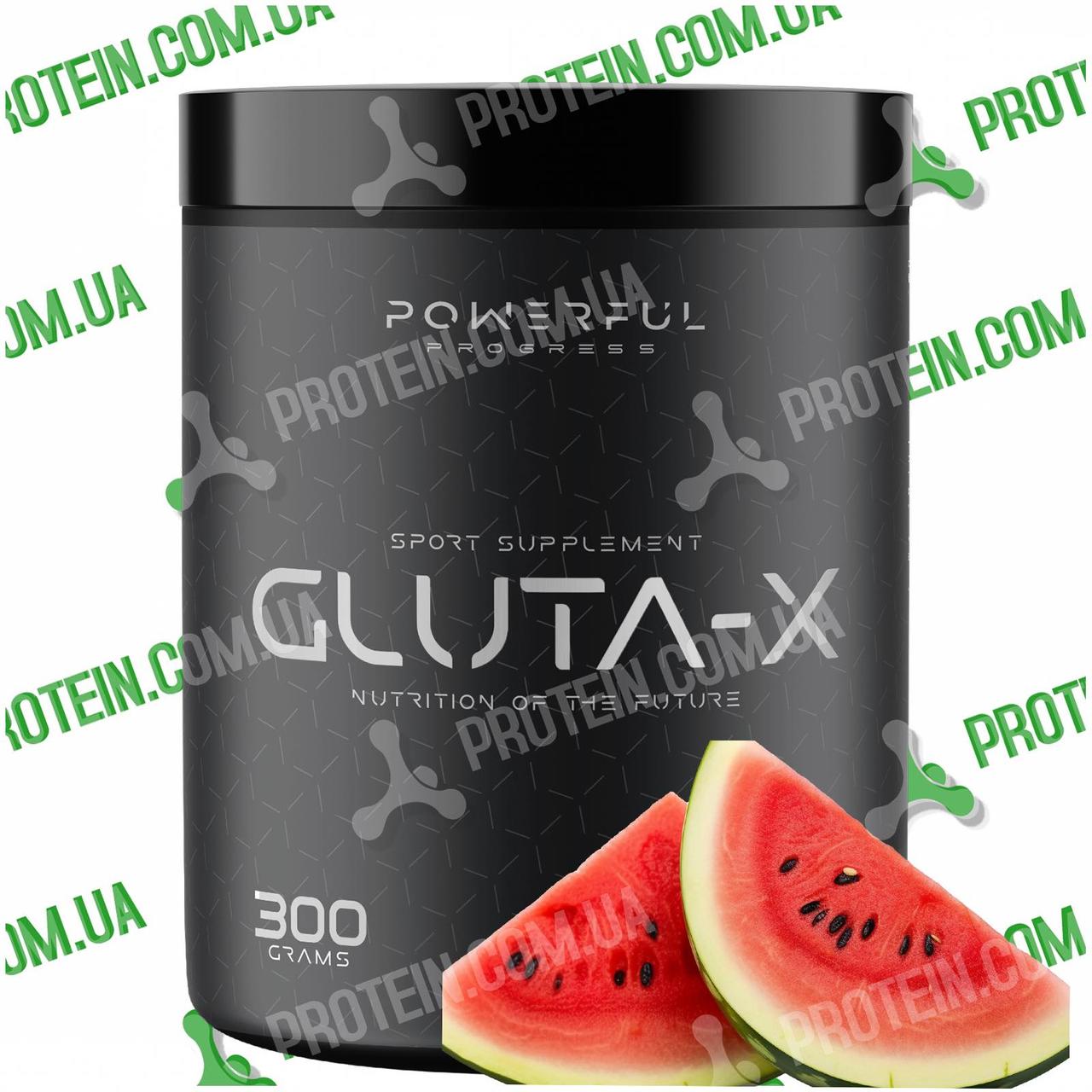Глютамін Powerful Progress Gluta-X 300 г Watermelon Кавун