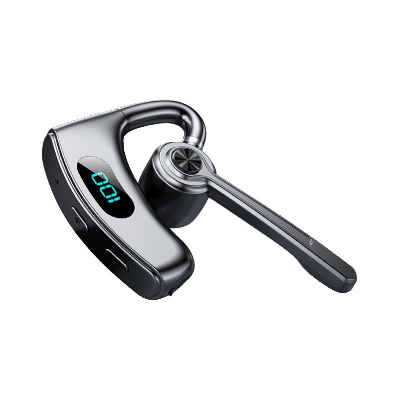 Гарнітура Bluetooth 5.4 надтривалий час автономної роботи з навушним кріпленням V600 Чорна