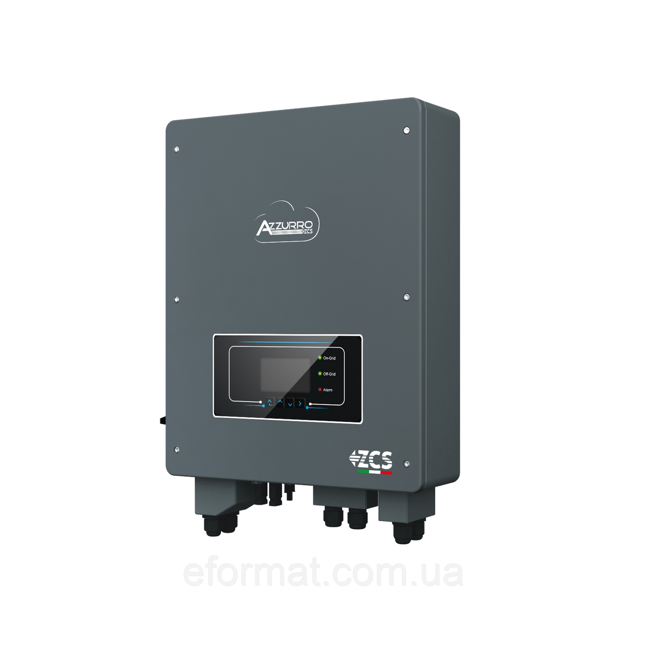 Гібридний інвертор AZZURRO 1PH HYD6000 ZSS HP (6 кВт, 1 фаза)
