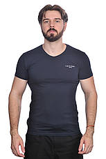 Футболка чоловіча Calvin Klein 24-1000 темно-синя, фото 2