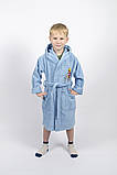 Халат дитячий Lotus Train moto 3-4 роки блакитний, фото 4